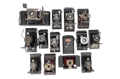 Lot 587 - A Selection of Folding Cameras