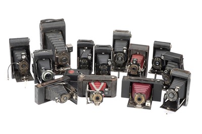 Lot 587 - A Selection of Folding Cameras