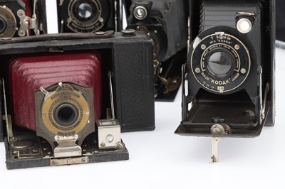 Lot 587 - A Selection of Folding Cameras