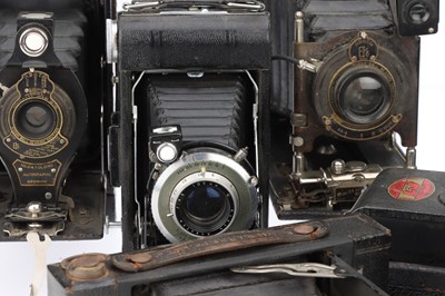 Lot 587 - A Selection of Folding Cameras