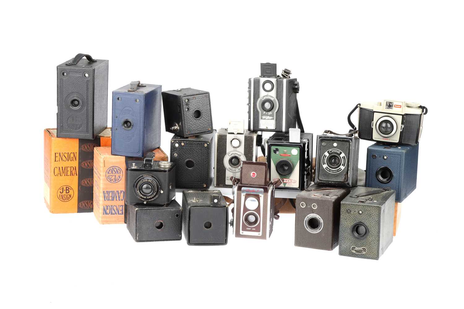 Lot 297 - A Selection of Box Cameras,