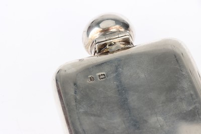 Lot 179 - Two Victorian Silver Hip Flasks