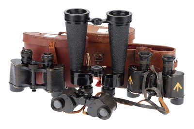 Lot 23 - A Collection of 4 Sets of English Binoculars