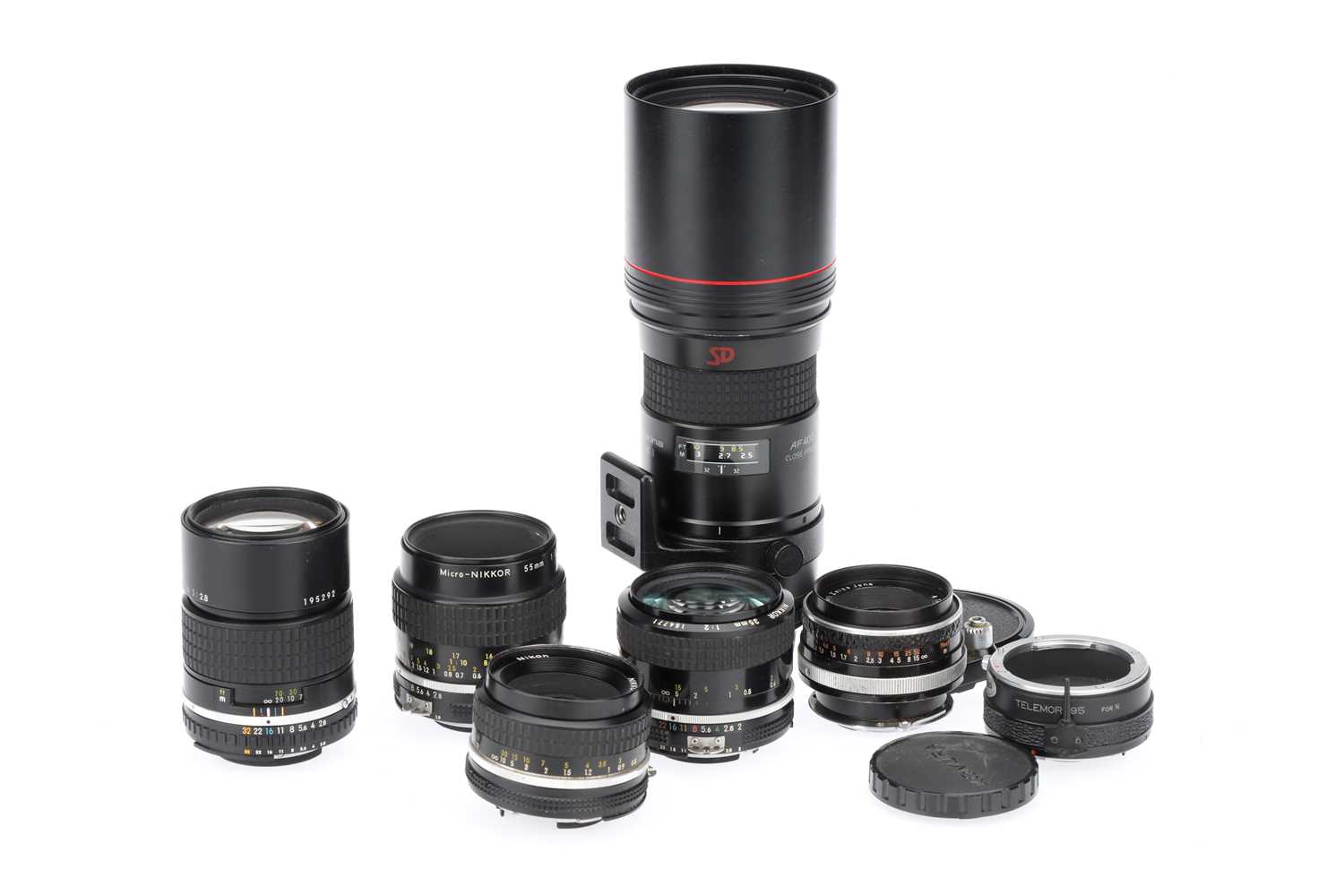 Lot 365 - A Collection of Nikon Camera Lenses