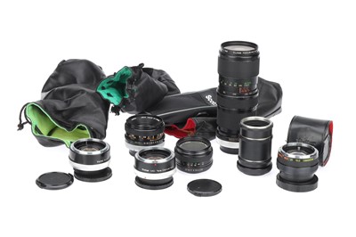 Lot 435 - A Selection of Canon FD Mount Lenses & Teleconverters