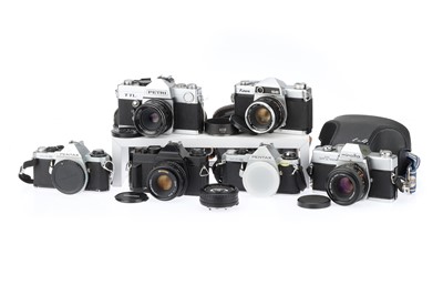 Lot 384 - A Mixed Selection of 35mm SLR Cameras