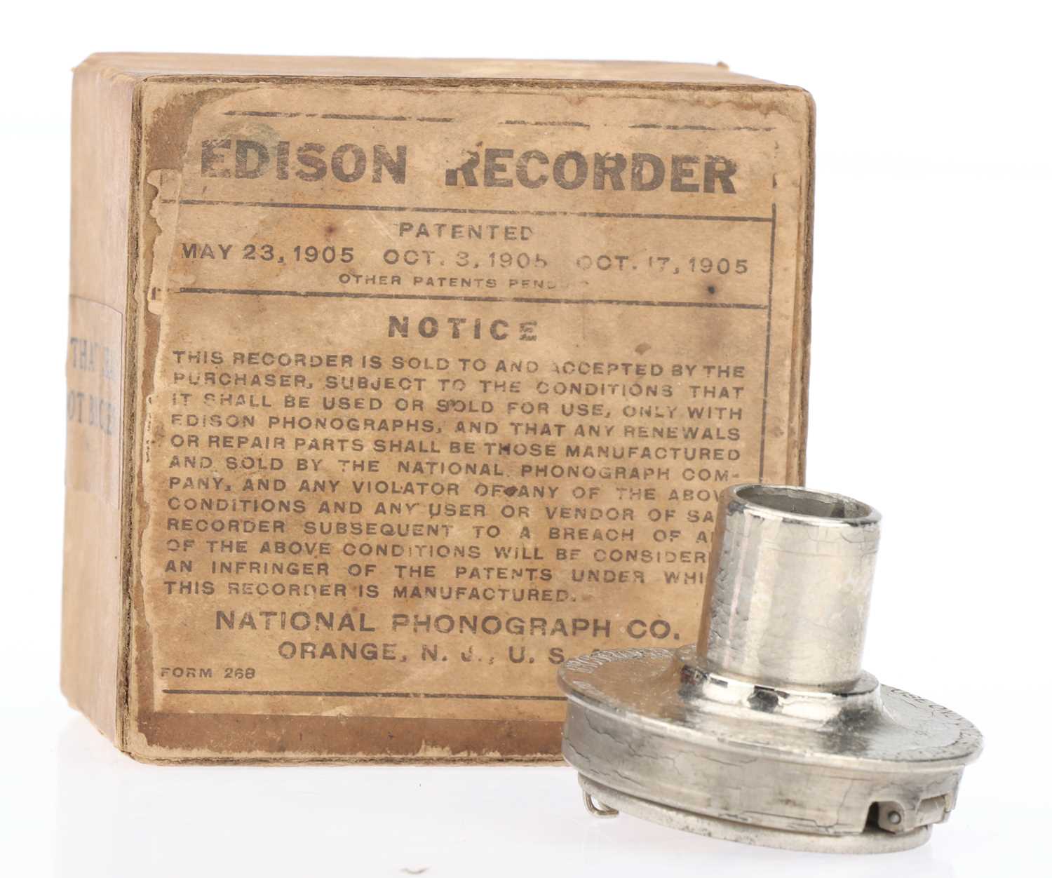 Lot 240 - An Edison Recorder