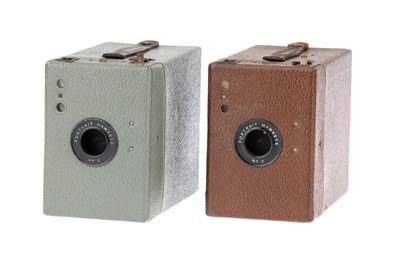 Lot 545 - Two Kodak No.2 Portrait Hawkeye Box Type Cameras