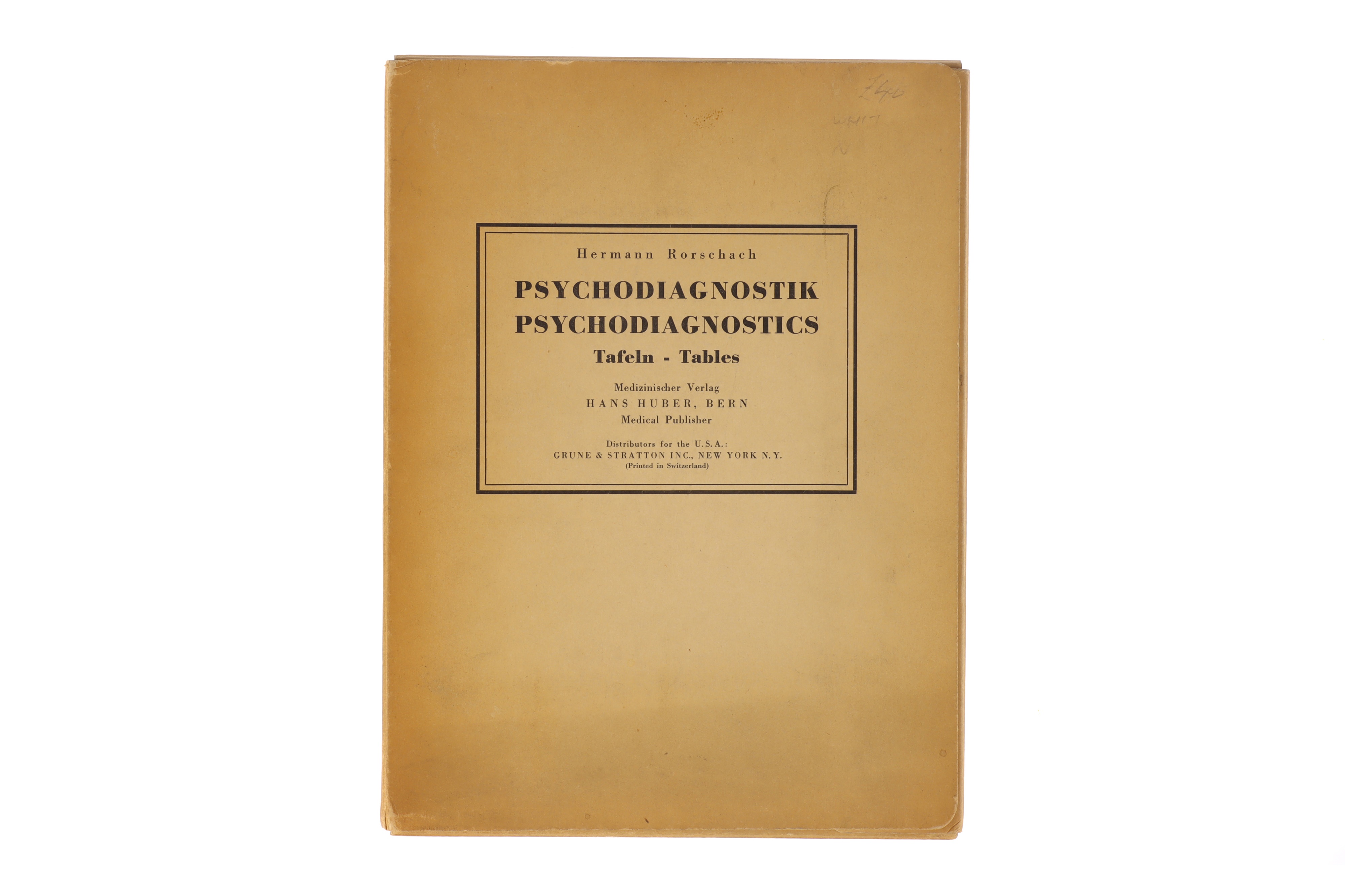 Lot 404 - Psychology - Rorschach, Psychodiagnostics