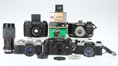 Lot 375 - A Selection of 35mm SLR Cameras