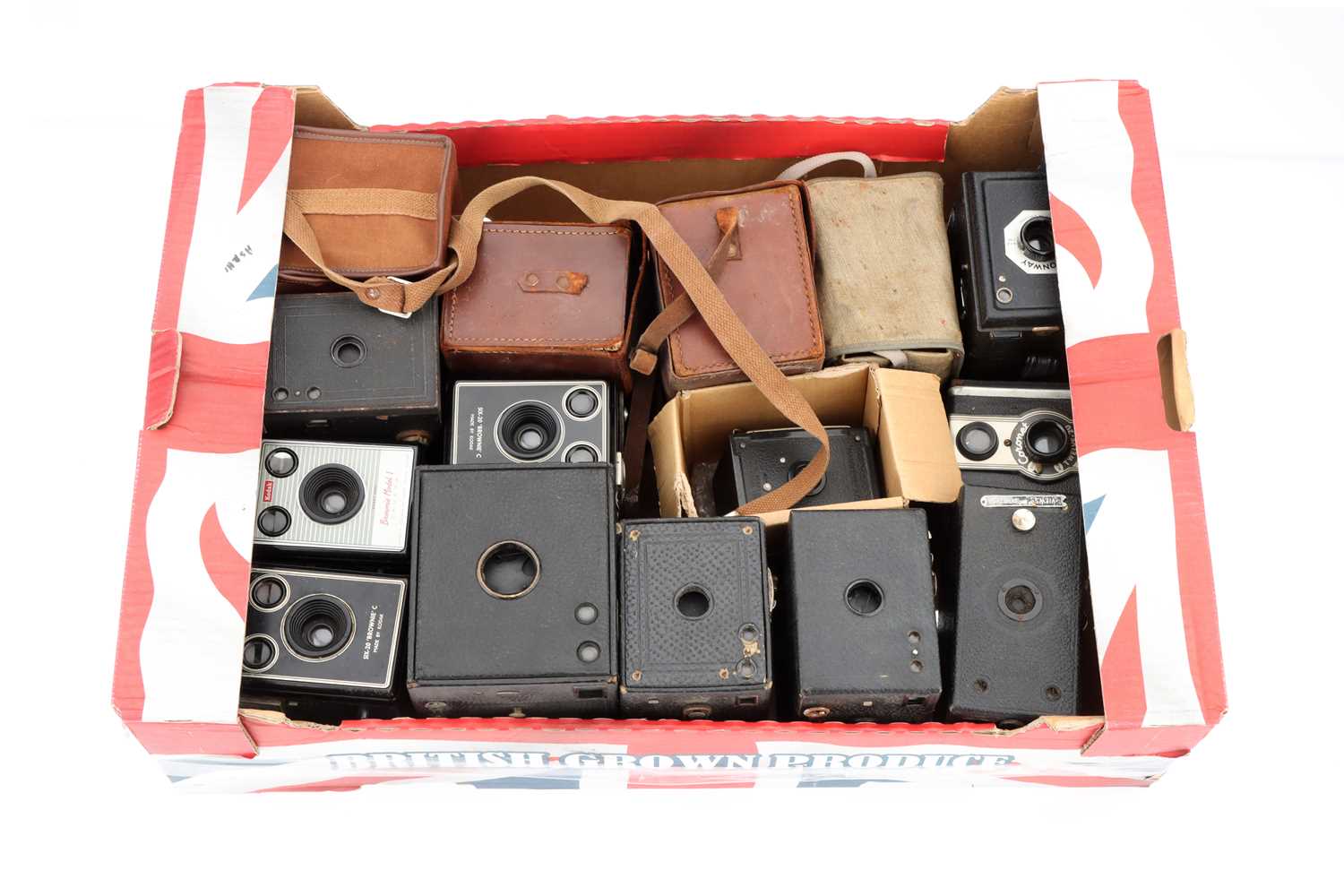 Lot 581 - A Selection of Box Type Cameras,