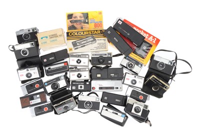 Lot 546 - A Large Selection of 110 & Instamatic Cameras