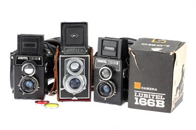 Lot 468 - Two Lubitel 166B Medium Format TLR Cameras