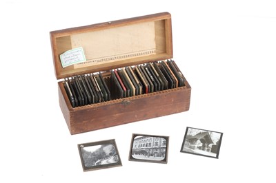 Lot 254 - A Wooden Case of Magic Lantern Slides