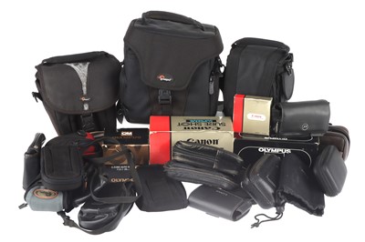 Lot 713 - A Large Selection of Compact Camera Cases