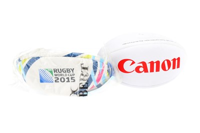 Lot 434 - A Canon Branded Rugby Ball