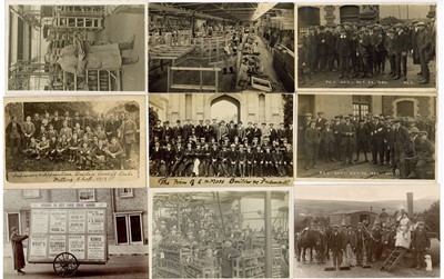 Lot 280 - Real Photograph Postcards, British Social History