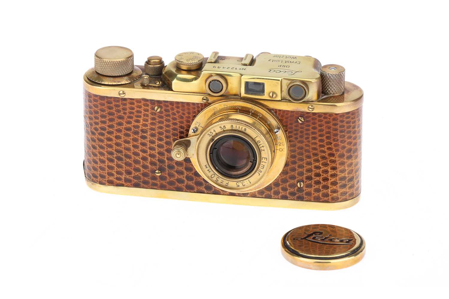 Lot 411 - A Leica Copy 35mm Rangefinder Camera,