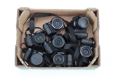 Lot 492 - Seven Fujifilm Finepix Bridge Cameras