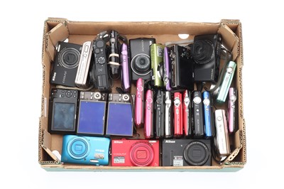 Lot 495 - Twenty-Seven Nikon Digital Compact Cameras