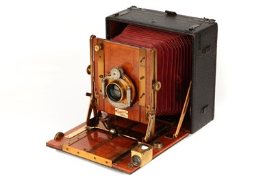 Lot 1244 - A Sanderson Regular Half Plate Hand & Stand Camera