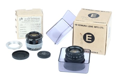 Lot 772 - A Komuranon-E f/3.5 50mm 6-Element Enlarging Lens