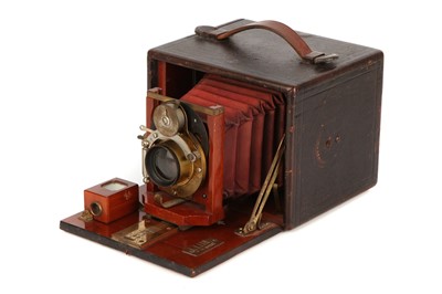 Lot 1248 - An Unmarked 6x5" Box-Form Plate Camera