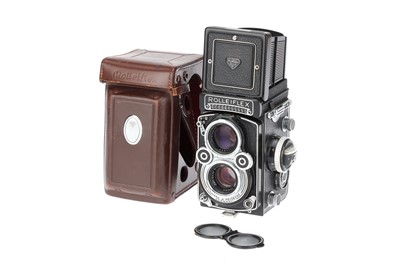 Lot 475 - A Rollei Rolleiflex 3.5F Medium Format Twin Lens Camera