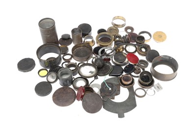 Lot 678 - A Selection of Various Camera Brass Lens Parts