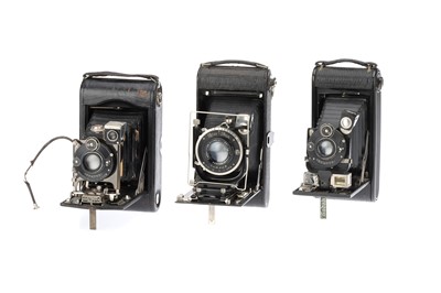 Lot 521 - Three Folding Cameras