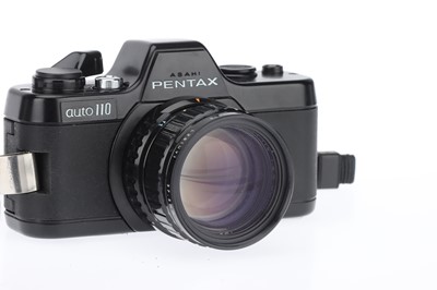 Lot 450 - A Pentax Auto 110 SLR Camera Outfit