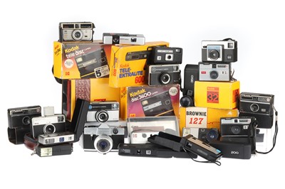 Lot 525 - A Good Selection of Kodak Branded Cameras & Accessories