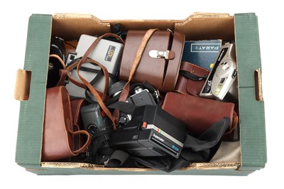 Lot 531 - A Large Selection of Cameras, Cases, & Accessories