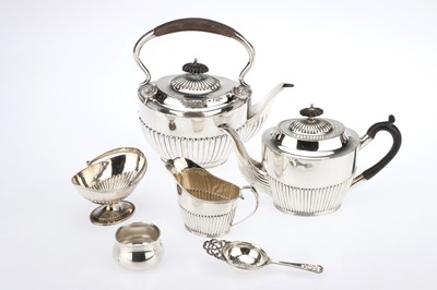 Lot 55 - Mappin & Webb Two Piece Silver Tea Set