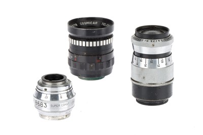 Lot 653 - Three Cine Camera Lenses