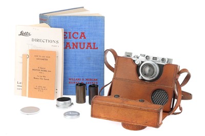 Lot 299 - A Leica IIIb 35mm Rangefinder Camera Outfit