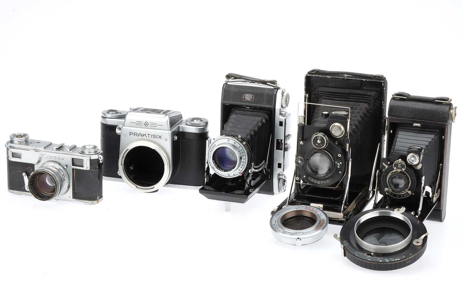 Lot 502 - A Selection of Cameras & Shutter Units,