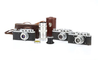 Lot 429 - Three FED 35mm Rangefinder Cameras