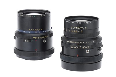 Lot 473 - A Mamiya K/L f/3.5 75mm Camera Lens