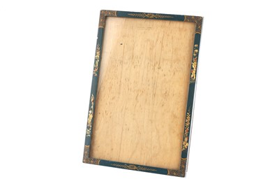 Lot 199 - A 1920s/30s Dark Teal Chinoiserie Picture frame