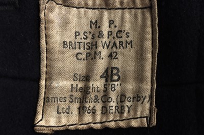 Lot 213 - A Mid to Late 20th Century Metropolitan Police Great Coat