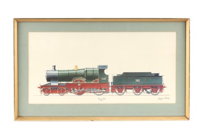 Lot 142 - Four Signed Geoffrey Wheeler Locomotive Prints