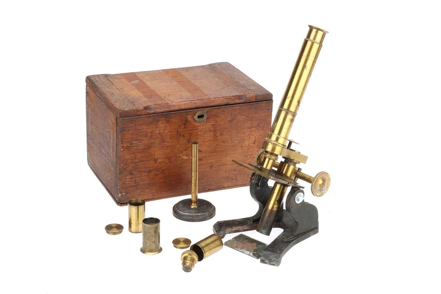 Lot 50 - A Late 19th Century Society of the Arts Student Microscope