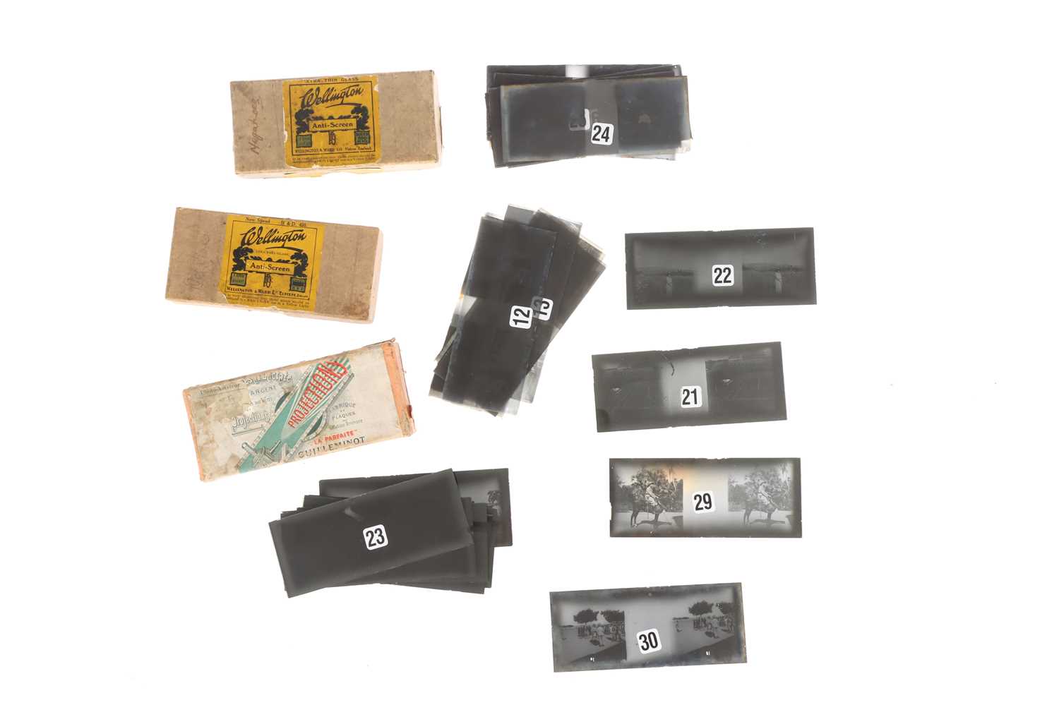 Lot 264 - A Good Selection of Glass Stereo Slides & Negatives