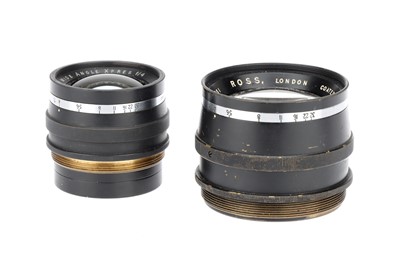 Lot 627 - Two Ross London Camera Lenses