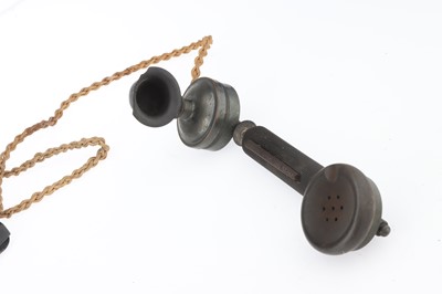 Lot 908 - L.M. Ericsson Model AC420 Magneto Crank Desk Telephone