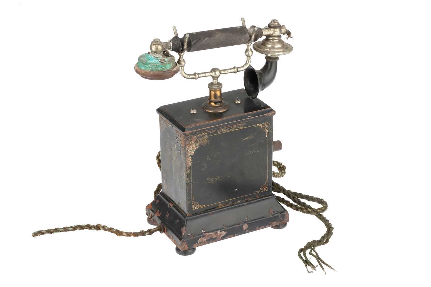 Lot 908 - L.M. Ericsson Model AC420 Magneto Crank Desk Telephone