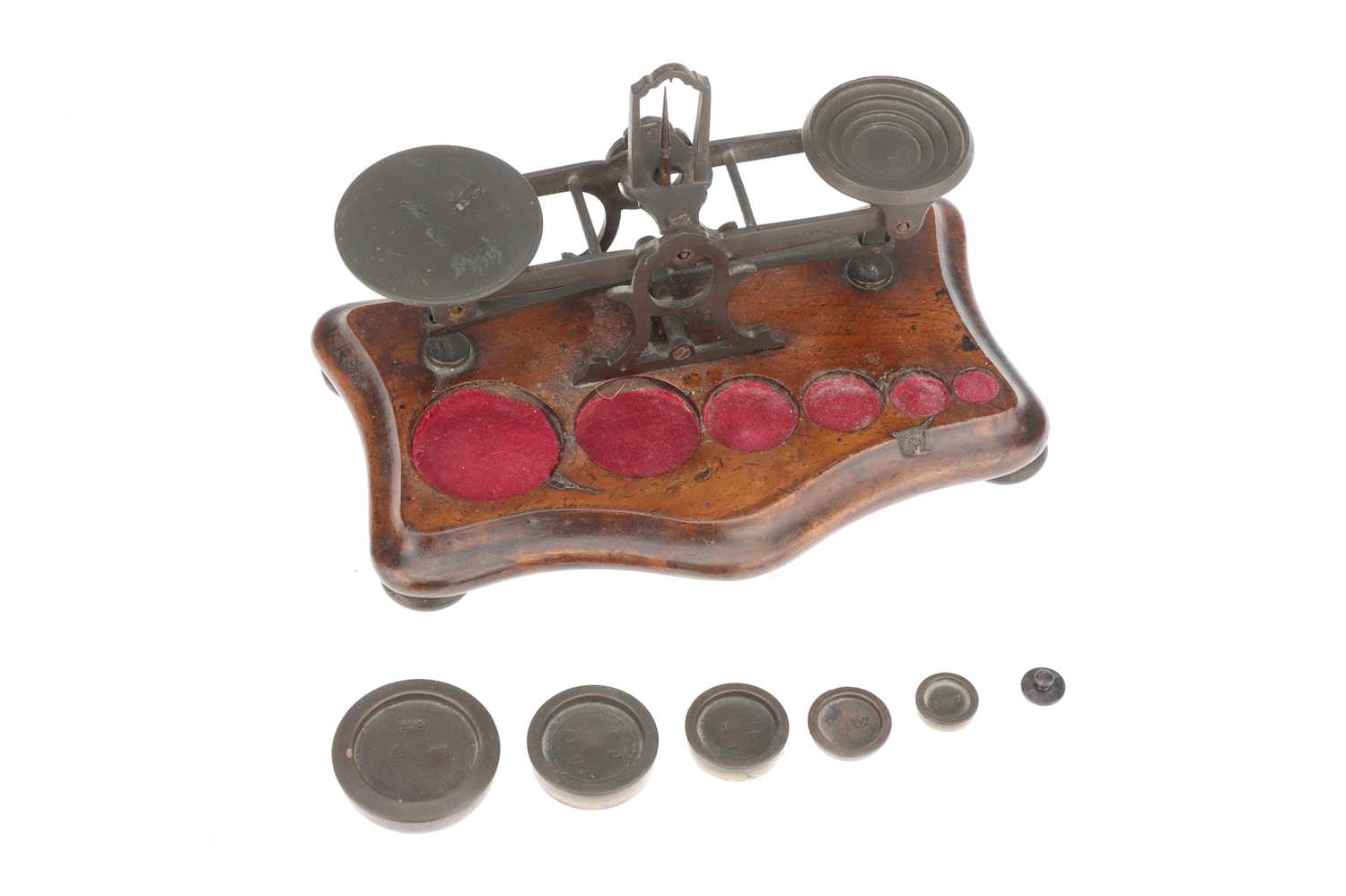 Lot 687 - Victorian Letter Scales by Parkin & Gotto