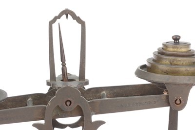 Lot 687 - Victorian Letter Scales by Parkin & Gotto