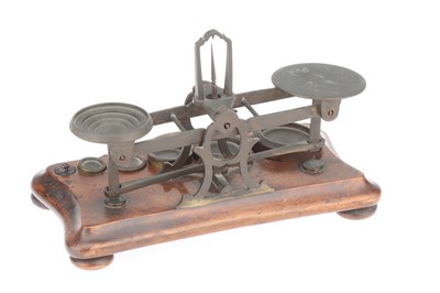 Lot 687 - Victorian Letter Scales by Parkin & Gotto